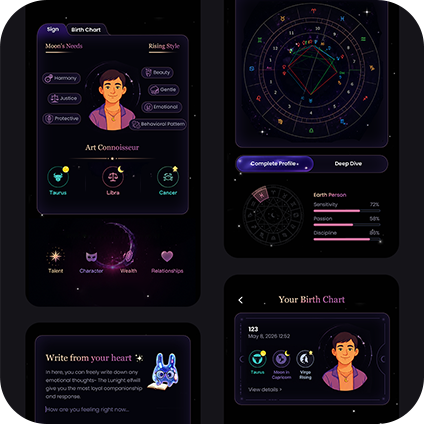 Lunight app - Today's Moon and Lucky Light